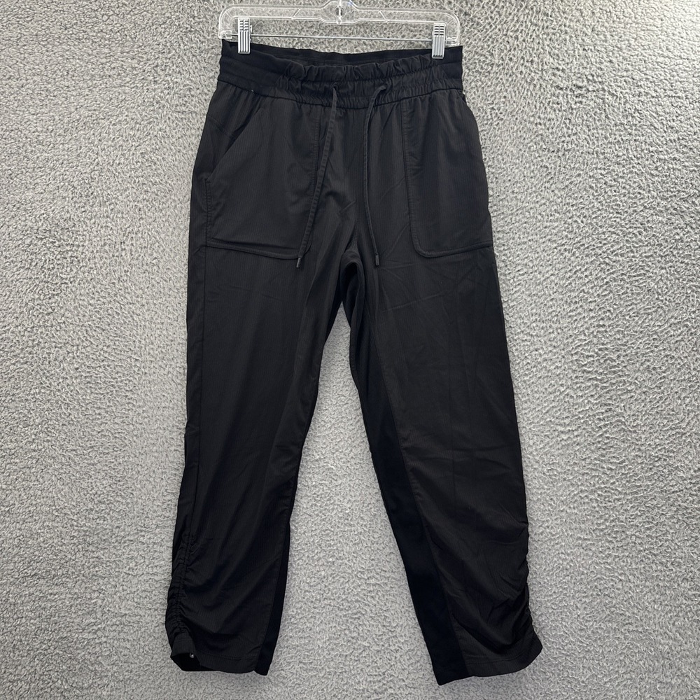 Lululemon Beyond The Studio Crop Pants Black Athletic‎ Athleisure Women's 6